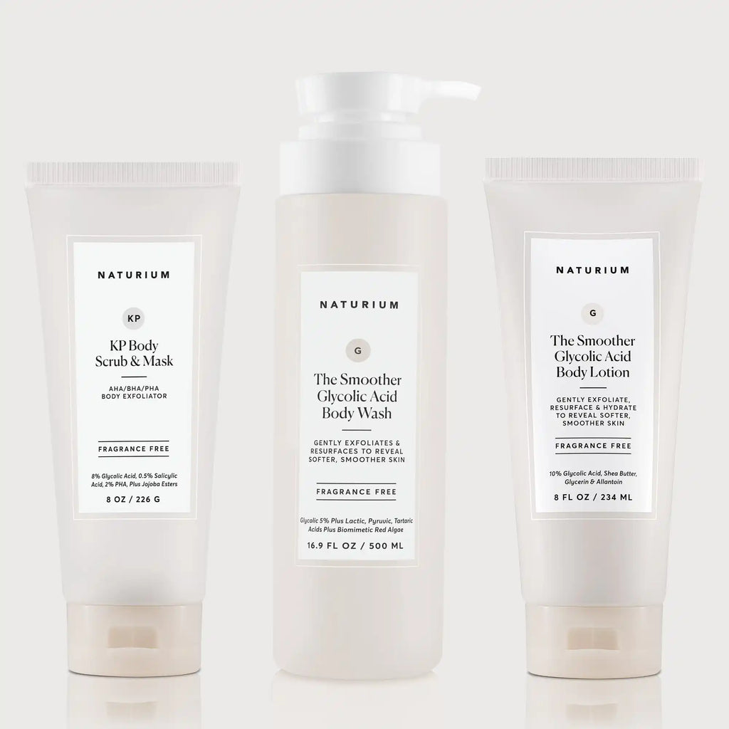 the-glycolic-acid-body-bundle-q3 NATR_KPScrub_SmootherBodyWash_SmootherLotion_Bundle_ecomm.webp